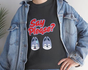 Bang Chan Say Please? Stray Kids Themed Shirt