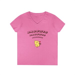 Womens Felix Bbokari Brownie V-Neck T-Shirt Stray Kids Felix Lee Themed