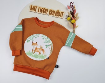 Sweater | Gr. 80 | Pullover | Sweatshirt | Unisex | Junge | Mädchen | Kinder | kleiner Fuchs