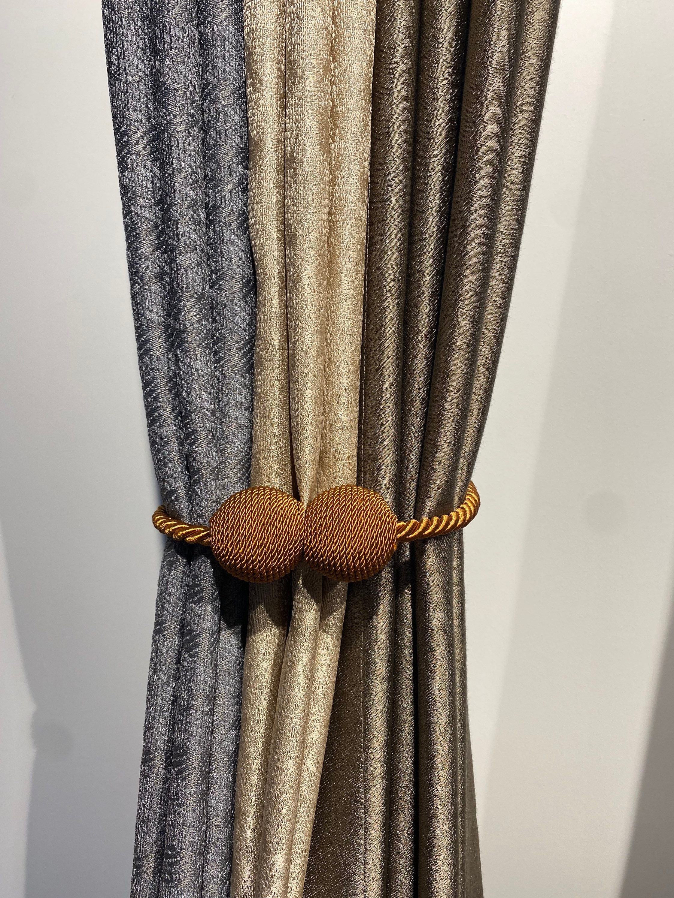 Curtain Tieback Pack of 2 , Modern Curtain Ties,