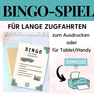 Print bingo, travel game kids, bingo for kids, kids activity train ride, travel with kids, vacation with kids, template bingo