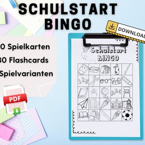 Bingo school enrollment, games for school enrollment, highlight for school enrollment, kindergarten farewell games, great ideas for the start of school, bingo set