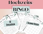 Silberhochzeit Bingo finde den Gast, Hochzeitsspiel silberne Hochzeit PDF, Bingospiele für Feste Partie, Partygäste kennen lernen Spiel,