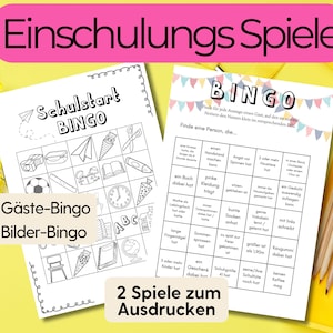 Jeux d'inscription scolaire à imprimer pour filles et garçons, idées pour la rentrée scolaire, bingo invité premier jour d'école, cadeaux de fête en sac de bonbons