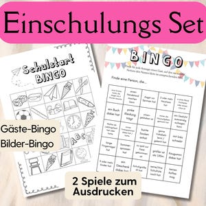 Jeux d'inscription scolaire à imprimer pour filles et garçons, idées pour la rentrée scolaire, bingo invité premier jour d'école, cadeaux de fête en sac de bonbons