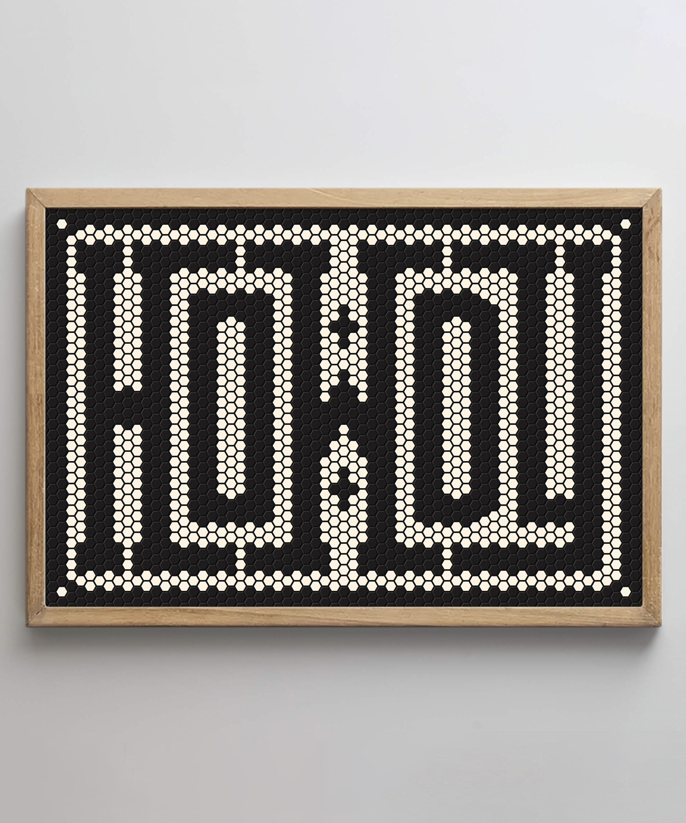 Tile Howdy Typographic Poster, Western Wall Decor, Entryway Art, Farmhouse Wall Art, Southwestern Poster, Cowboy Cowgirl, Boho Eclectic Art
