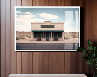 Roadside Remain 6/7 - The General Store, Southwestern Wall Decor, Western Wall Art, Desert Landscape Photography, Modern Farmhouse Art