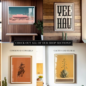 This Ain't My First Rodeo Typography Print, Western Wall Decor, Southwestern Art Print, Modern Farmhouse Wall Art, Southern Decor, Ranch Art image 6