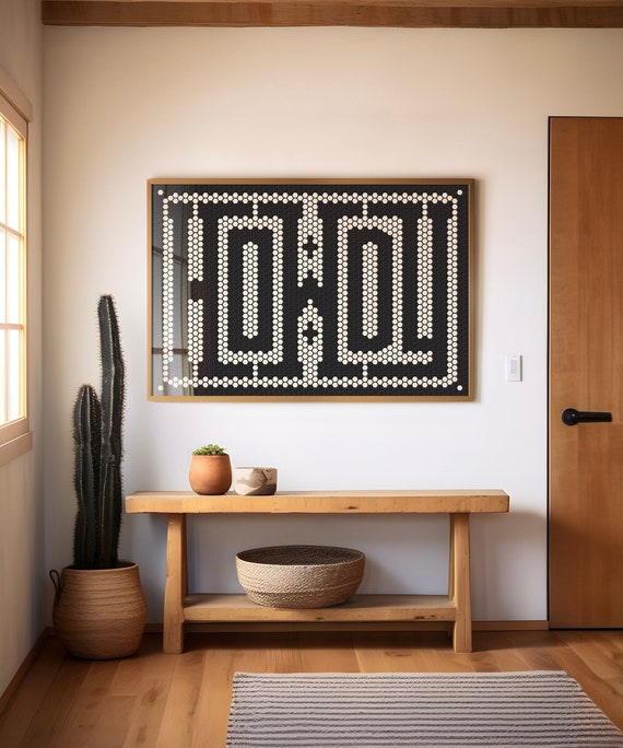Tile Howdy Typographic Poster Western Wall Decor Entryway Art Farmhouse Wall Art Southwestern Poster Cowboy Cowgirl Boho Eclectic Art Etsy