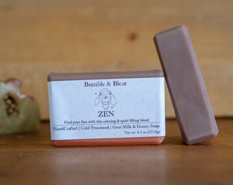 Zen Goat Milk and Honey Soap Bar