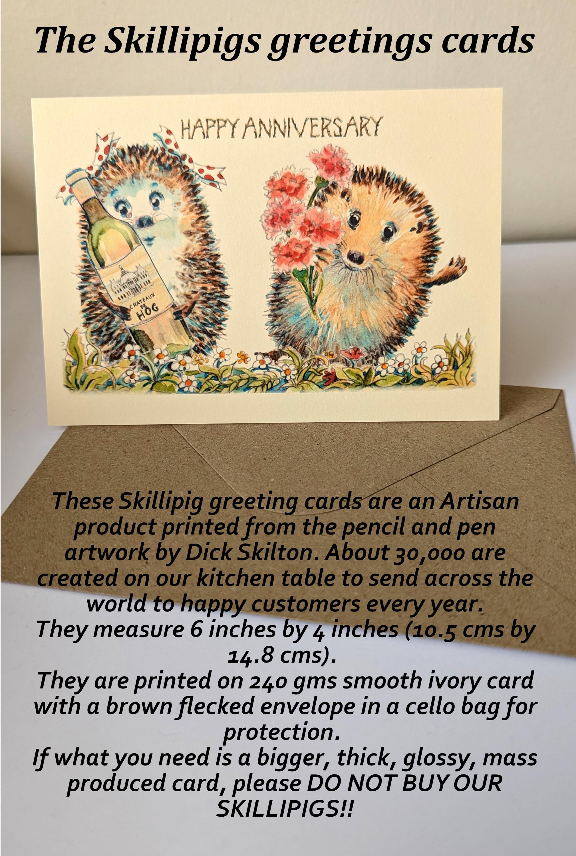 3779 Pig HAPPY BIRTHDAY Card Pigs Adult and Baby Card. This