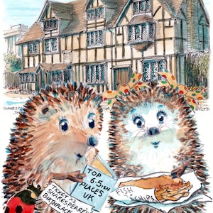 Shakespeares Geburtshaus Haus Ratford-upon-Avon (kann für Ihre Freunde und Familie personalisiert werden) Spaß Besucherführer Nr. 2 STRATFORD