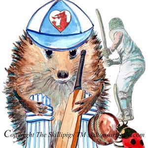 4656 Biglietto di auguri di buon compleanno con giocatore di cricket gallese. Giocatore di cricket del campionato. Può essere in lingua gallese o personalizzato con un nuovo messaggio di auguri.