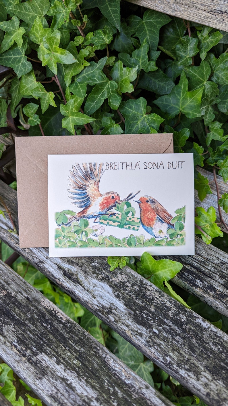 La Breithe Shona Duit Happy Birthday in Irish Gaelic With Etsy