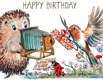 3235 kartka urodzinowa z fotografem. Możliwość personalizacji. Opcje wysyłki przy kasie.