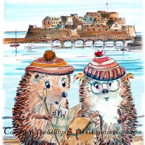 6 ST. PETER PORT Guernsey Castle Cornet L'achat est valable pour une personne Carte de joyeux anniversaire pour les autres, veuillez envoyer un message. Tout peut être personnalisé.