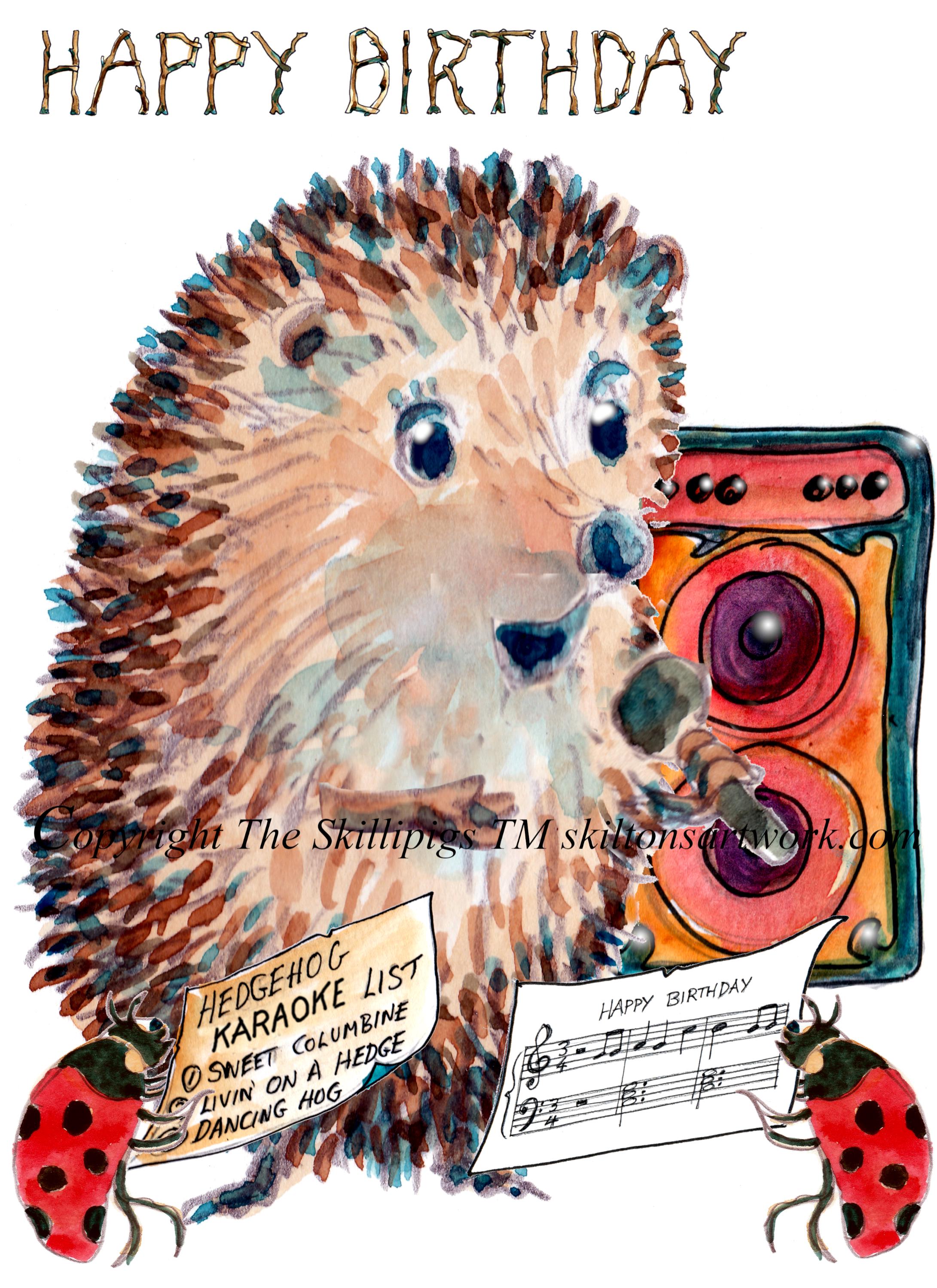 4525 Karaoke Birthday Card. Happy Birthday Music Can Be