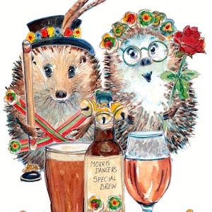 3 kaarten HAPPY BIRTHDAY Morris-danserkaart. Kies twee andere kaarten uit onze collectie. Of 3 verschillende. Ze kunnen allemaal worden gepersonaliseerd. 3691