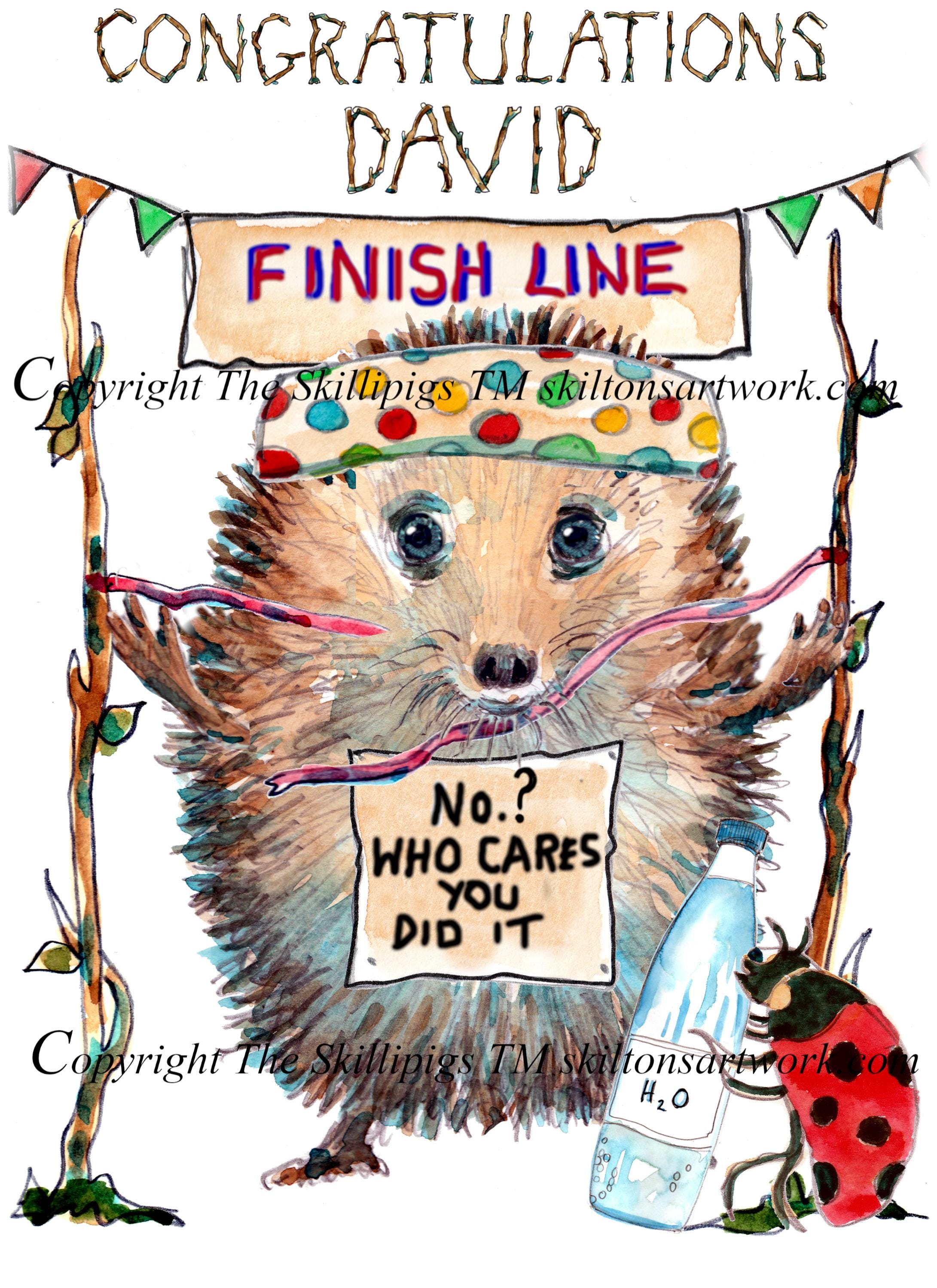ドローイングハッピー SR カード CONGRATULATIONS! 5310 Congratulations Running Greeting Card Fist Run or Well Done