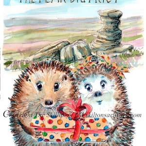 Cartão de aniversário do Peak District. Feliz aniversário deste saleiro de pedra das colinas da região de Derbyshire. Pode ser personalizado como mostrado. Nº 46 PEAK D
