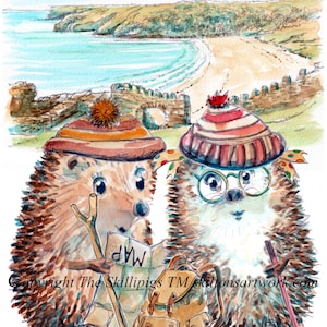 3 Barafundle beash birthday, greeting card. Pembrokeshire South Wales This can have any message you like. I can even change the characters