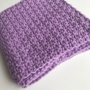 Crochet Face Washer Pattern beginner friendly UK/AUS