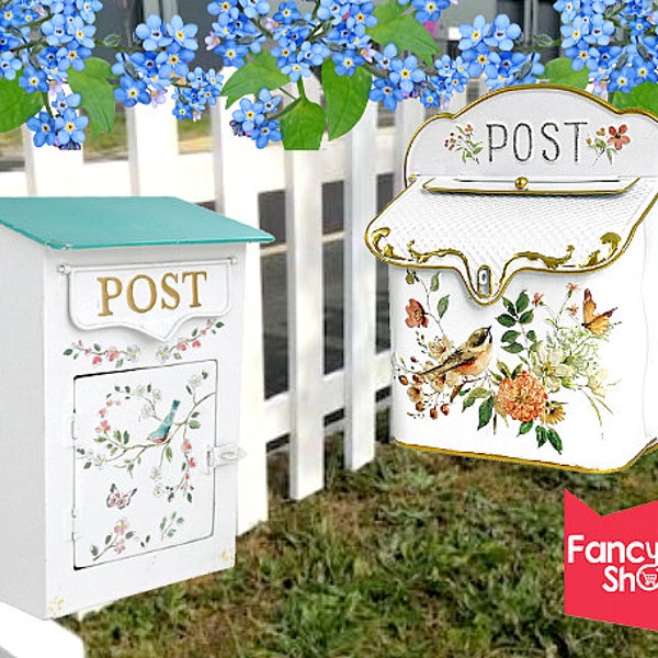 Wall Mount Mailbox Etsy