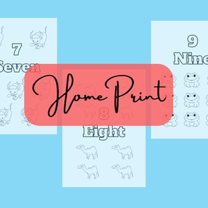 20 Printable Numbering Coloring Pages, Coloring Page, Preschool