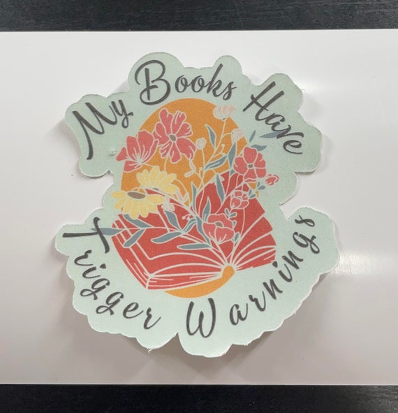Trigger Warning Sticker Etsy