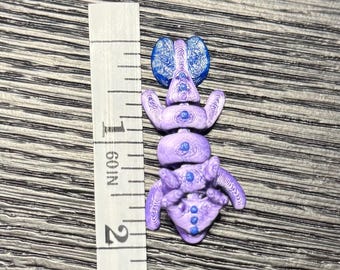 Dragón flexible microarticulado impreso en 3D de 2" de largo