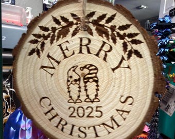 Adorno navideño de gnomos navideños 2025 (8,25 cm)