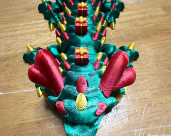 Árbol de Navidad bebé Dragón flexible articulado (25 cm de largo)