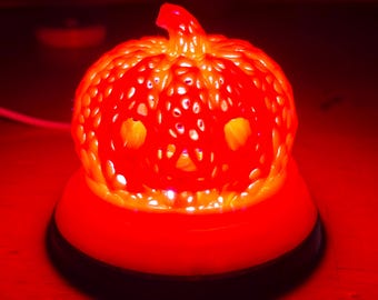 Linterna de Jack-O-Lantern impresa en 3D: decoración luminosa multicolor para Halloween