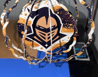 Decoración exterior de Spinning Sun de los UCF Knights Knightro