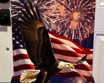 Impresión en lienzo El vuelo de la libertad