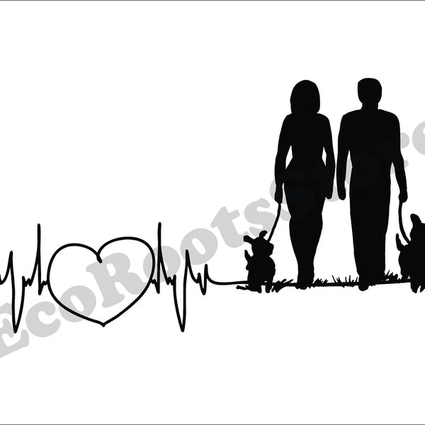 LOVE FRIEND SVG, Cut Files for Cricut Silhouette, Digital Download, Dog Decal, Love Svg, Couple Svg, Dog Svg, Dogs Svg,