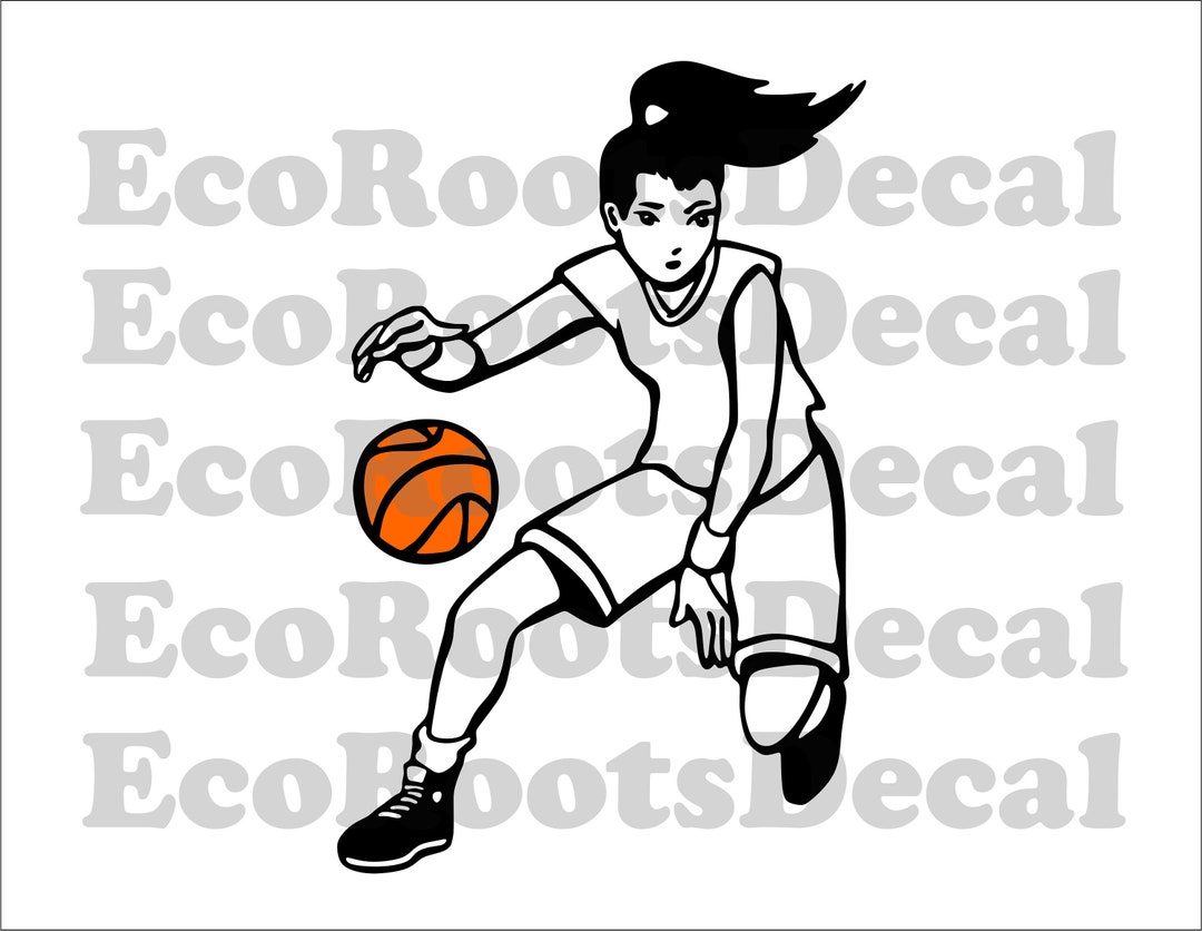 Girl Basketball SVG PNG Cut File Cricut Silhouette Cameo Etsy