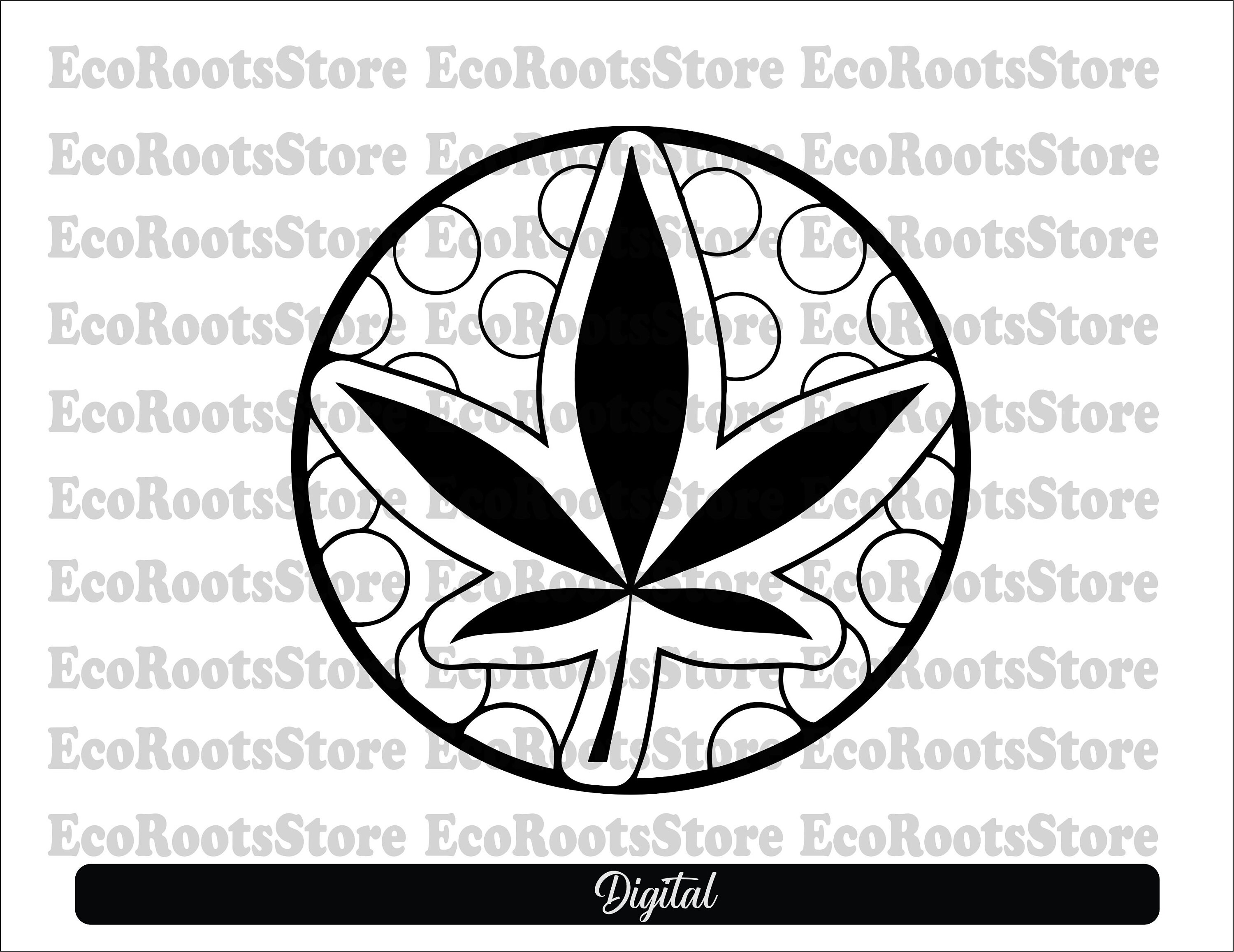 Buy LEAF MARIJUANA SVG Instant Download Svg for Silhouette Cricut