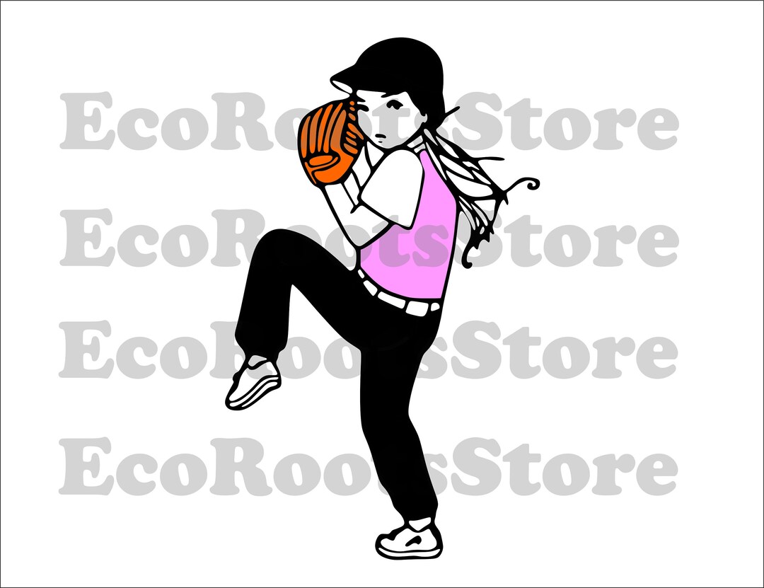 Girl Baseball SVG PNG Digital Download Cut File Cricut Etsy