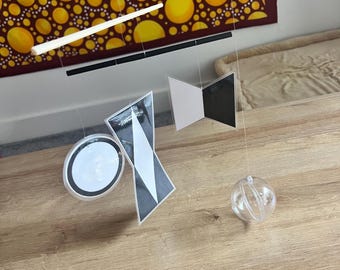 Montessori - Munari Mobile - Wersja do druku z pełną instrukcją, jak zrobić to w domu - niemowlę, noworodek, zabawka edukacyjna