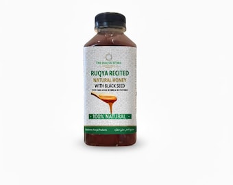 Ruqya Recited Natural Honey with Black Seeds, 530 Gr., Brand The Ruqya Store