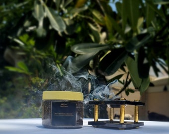 100% Natural Oud Bukhoor infused with Ruqya recitations, 100g.