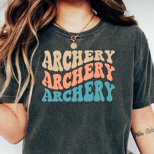 Comfort Colors Archery Shirt, Retro Archery Tee, Funny Archer Gift TShirt, Bow Hunting Top, Vintage Arrow Graphic Shirt