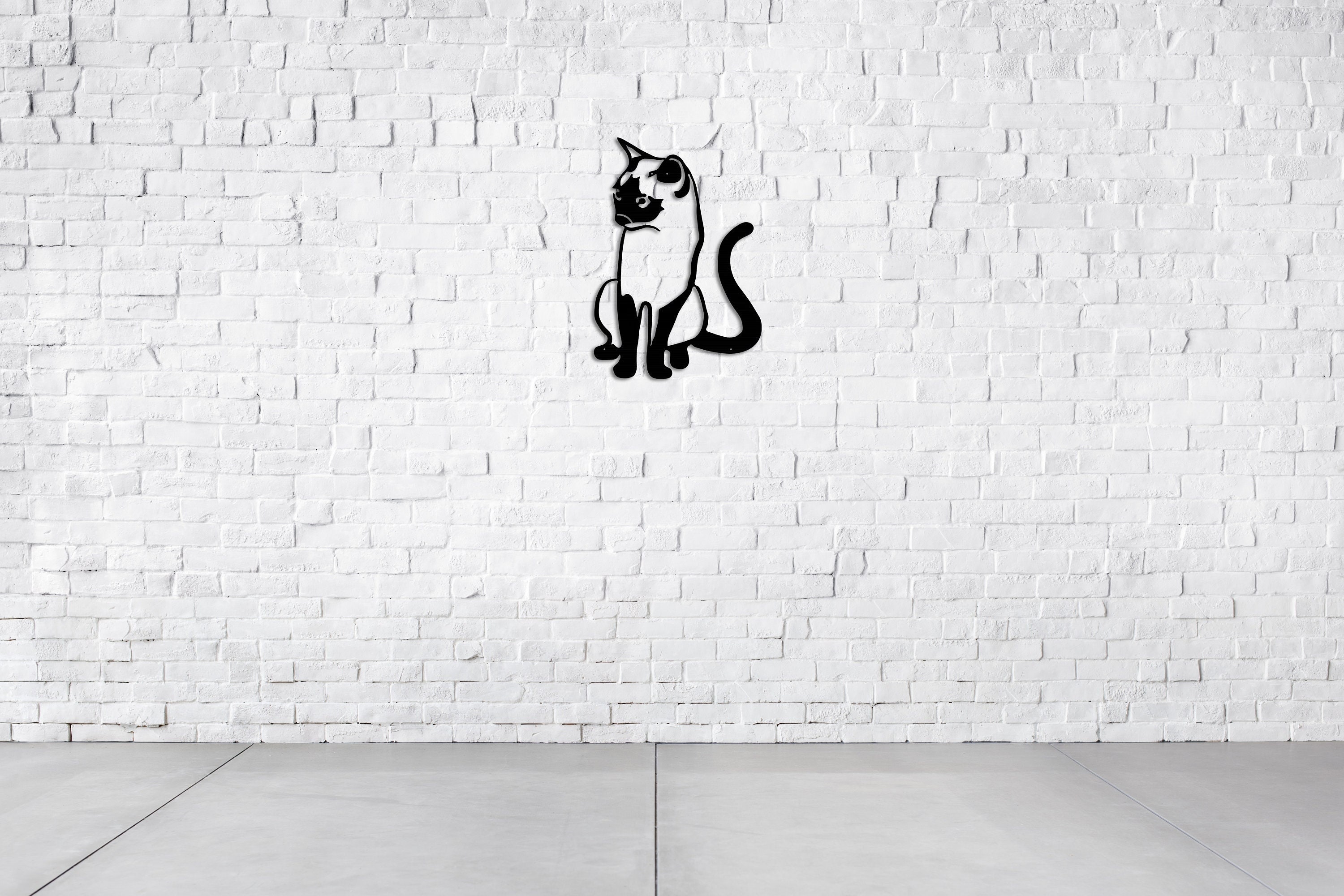 Cat Metal Wall Art, Home Decor Wall Art, Cat Wall Decor, Gift for Cat Lovers, Cat Gifts, Christmas Gift, Cat Hanging Wall Art, Kids Wall Art