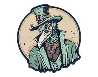 Plague medic patch PVC, chevron, cyber punk, medic, velcro patch, colored patch, rubber patch, lasting, limited edition patch, pvc.