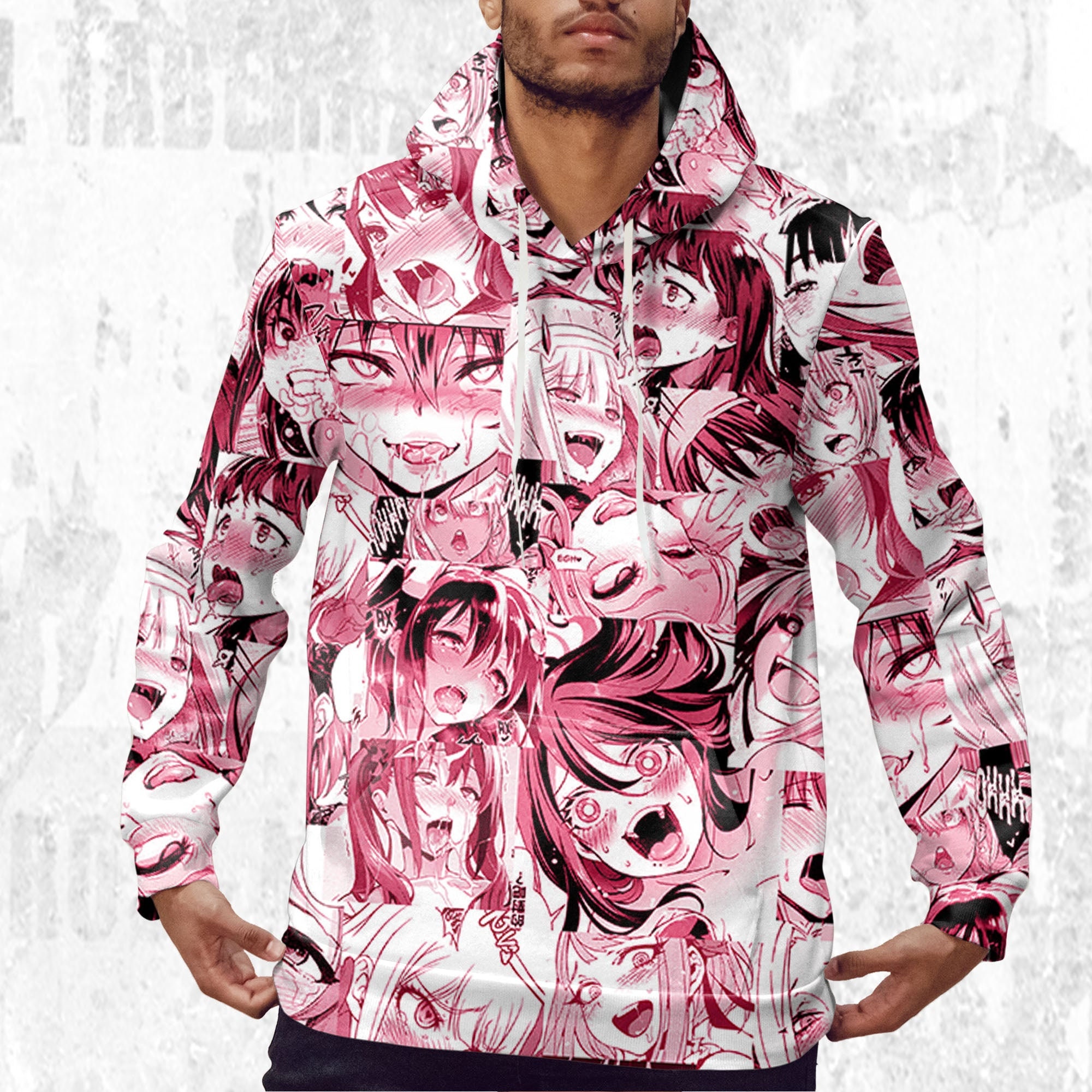 Ahegao Pink Manga Hoodie 3D Cute Anime Girl Sold By Chan Chan SKU ahegao-pink-manga-hoodie-3d-cute-anime-girl-sold-by-chan-chan-sku