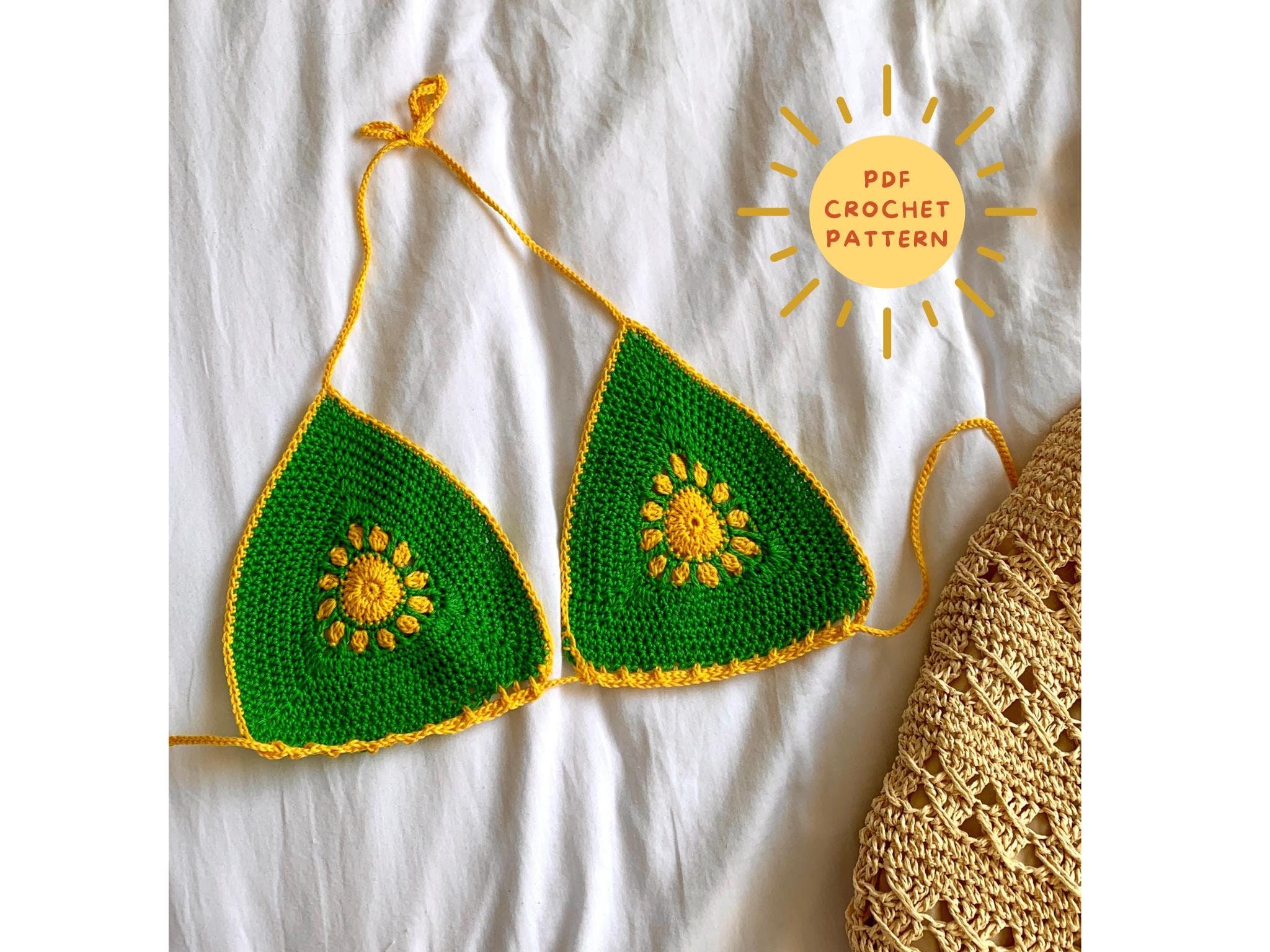 ★CERRIC★ GRADATION KNIT BIKINI GREEN GRADATION KNIT BIKINI / GREEN - CERRIC