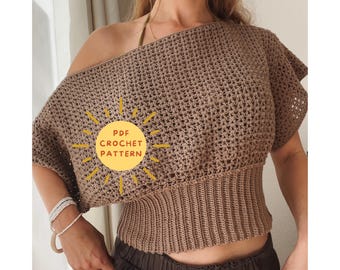 Athena blouse crochet pattern/ Crochet tutorial with pictures/ Crochet top pattern