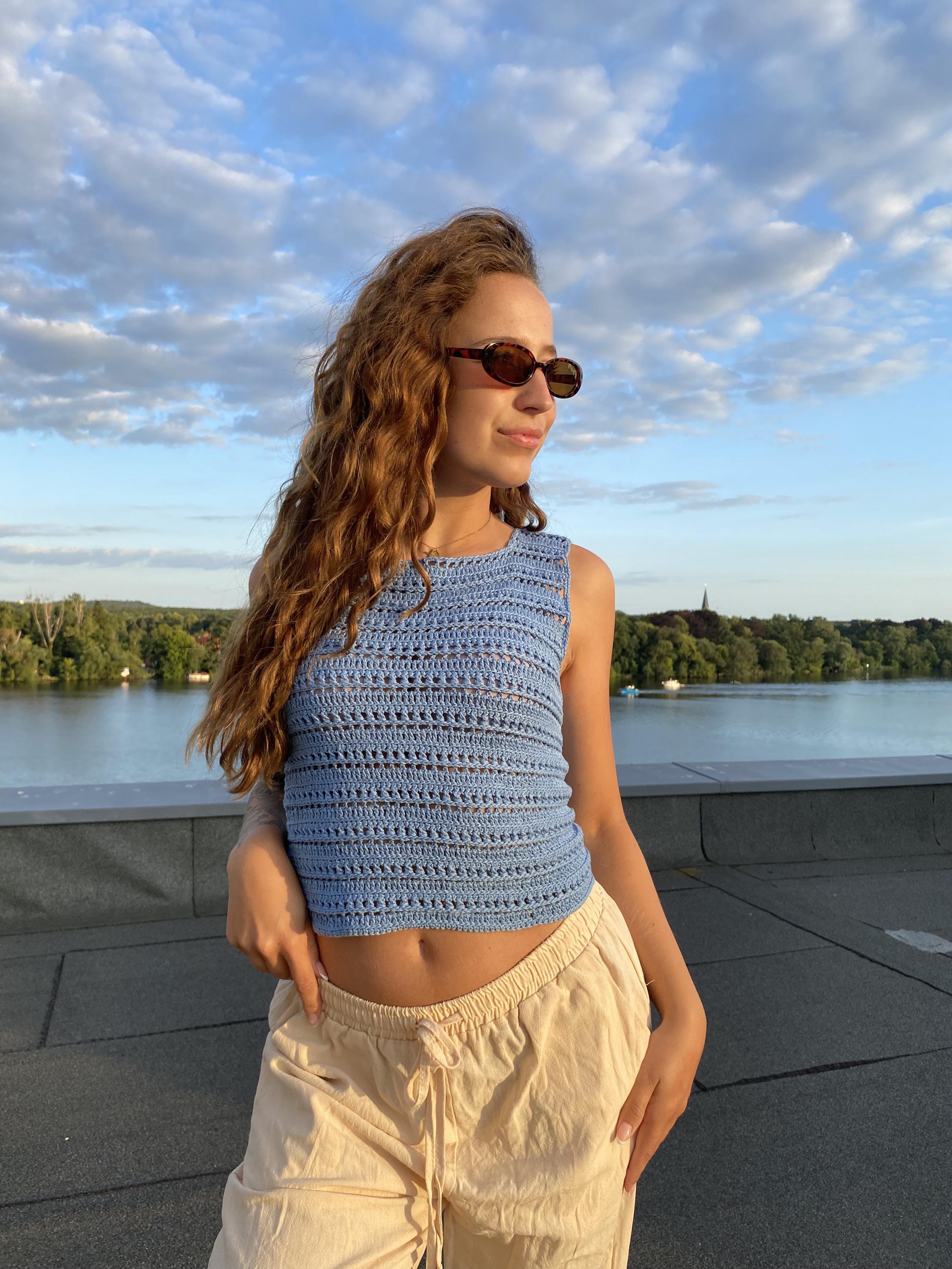 Sabine Camisole Crochet Pattern/ Crochet Tank Top Pattern