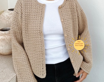 December Cardigan crochet pattern/ Easy crochet tutorial/ Pattern by Juuulmakes